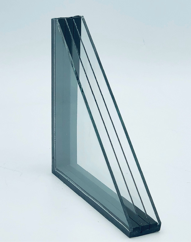 thin glass quad insulating glass unit