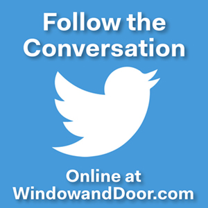 follow our twitter feed at the bottom of the home page of window and door dot com 