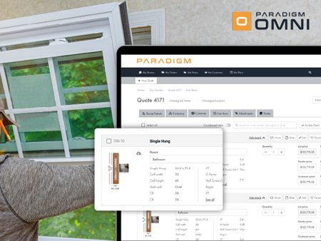 Paradigm Omni™ is a cloud-hosted, web-based configuration, quoting, and selling solution uniquely designed for the complex window and door business.