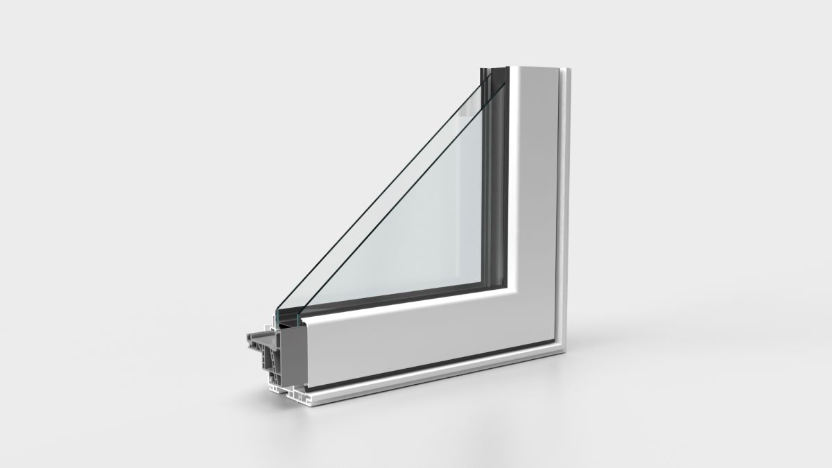 double glazed window profile