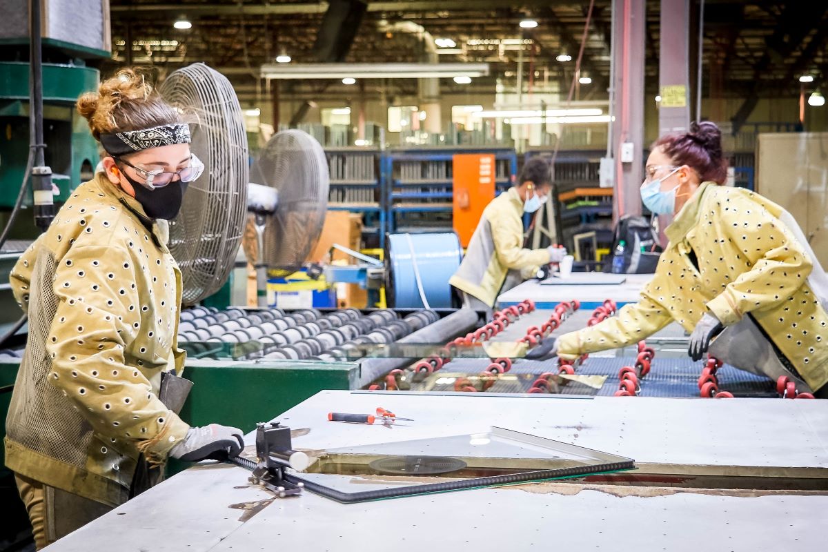 employees at Cornerstone factory