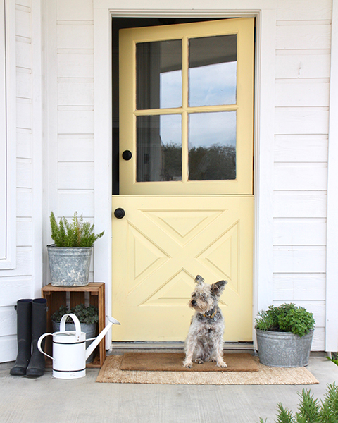 Simpson's dutch door displayed on a home