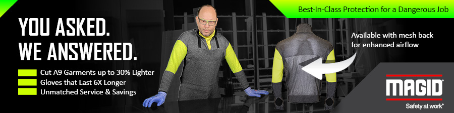 best in class protection from cut a9 garments and gloves from Magid