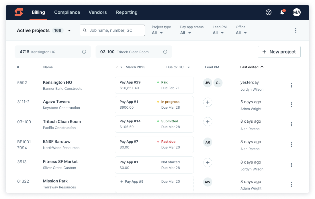 Siteline pay management tool