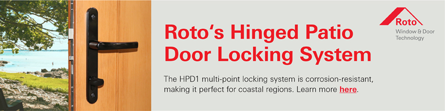 learn more about roto's hinged patio door locking system