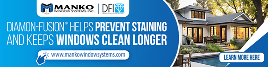 learn more a out how manko window systems uses technology from dfi to prevent staining and keep windows clean longer