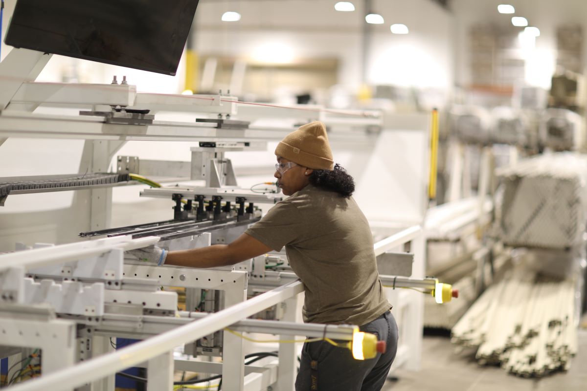 worker at machinery