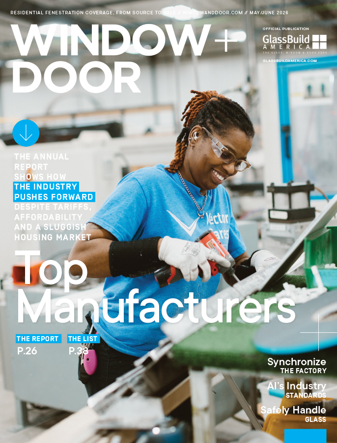 Read the May/June issue of Window + Door Magazine