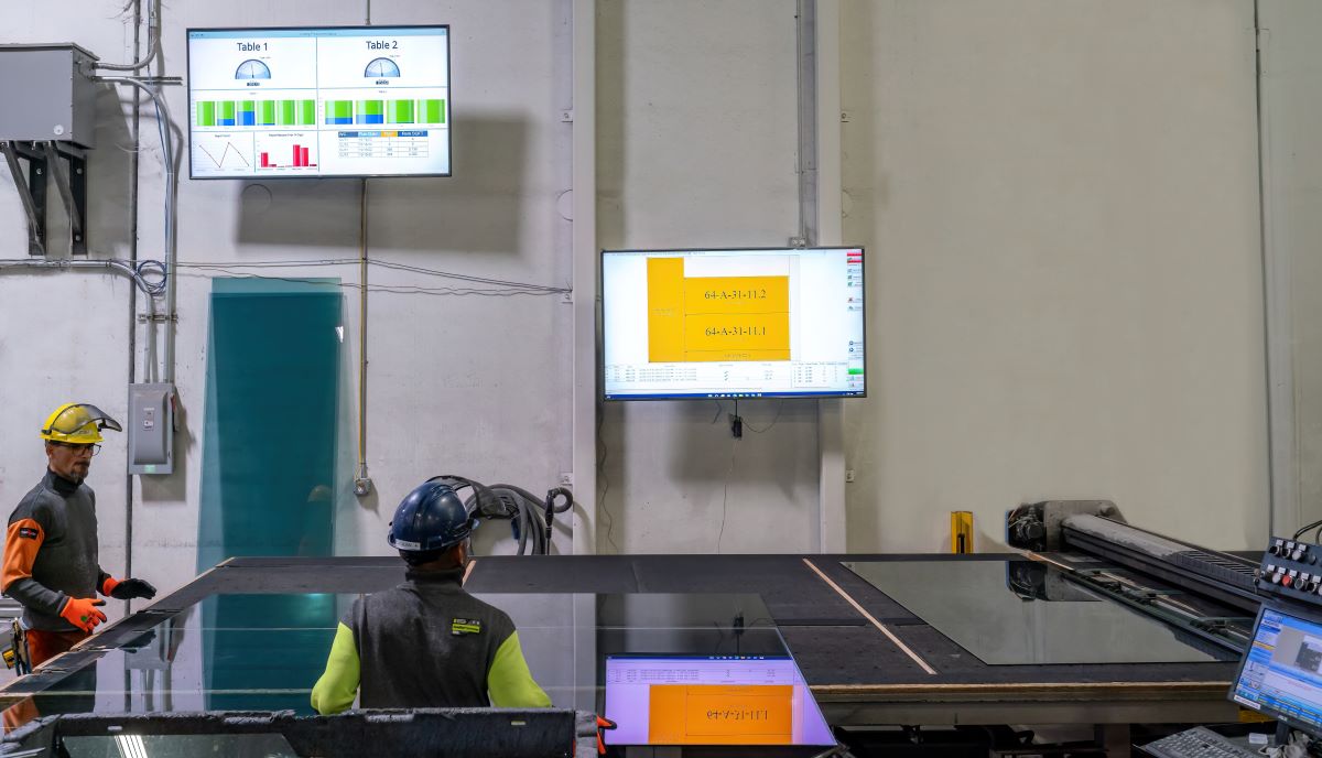 employees on the factory floor