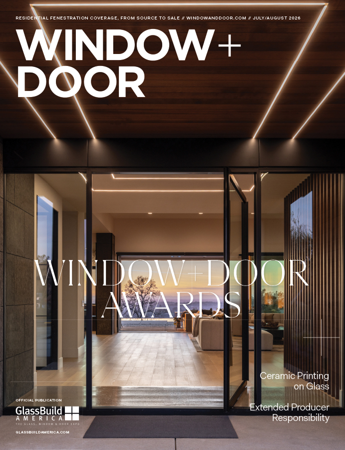 Read the July/August issue of WIndow + Door Magazine