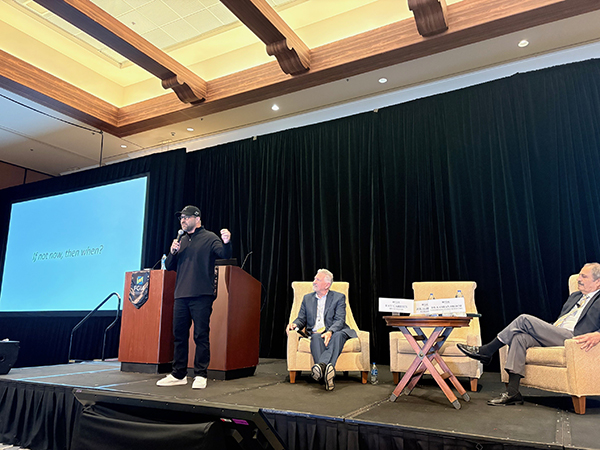 (L-R) Joe Altieri, Ray Garries, Dr. Kamran Abedini