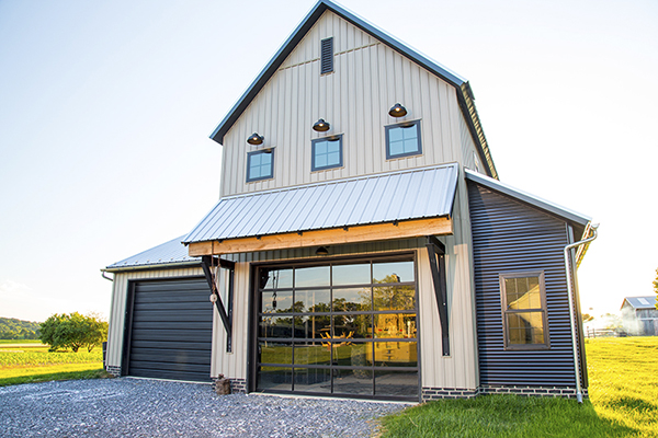 Farmhouse exterior