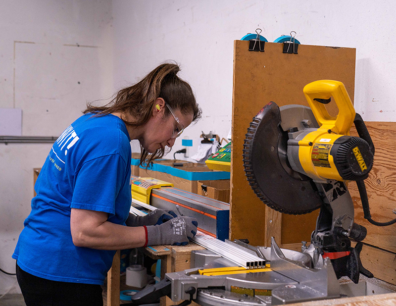 Employee on the shop floor