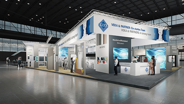 Rendering of Veka's booth