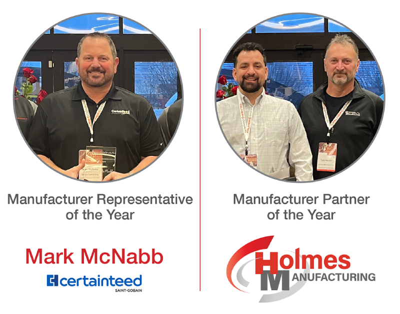Mark McNabb and Holmes Manufacturing representatives