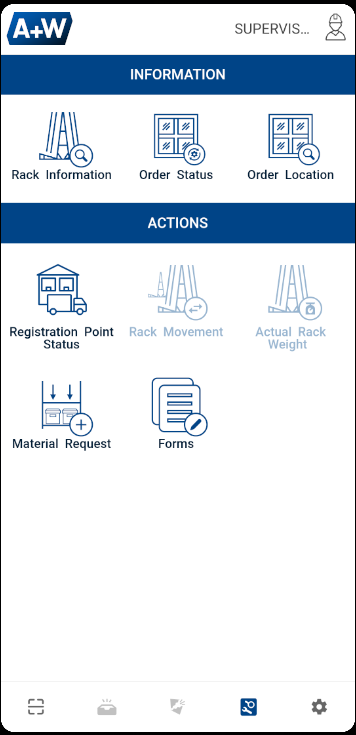 app screen