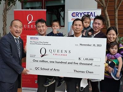 Crystal Windows Chairman Donates $1.1 Million for Queens College School of the Arts Crystal Windows Chairman Donates $1.1 Million for Queens College School of the Arts