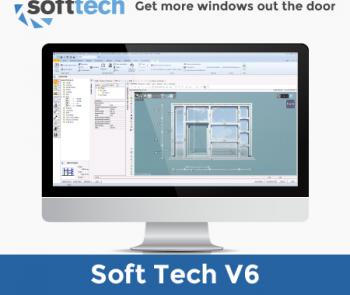 Soft Tech V6 for design, estimation and manufacturing of windows and doors