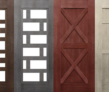 entry doors with simulated divided panels