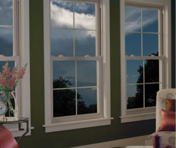 impact-resistant windows in living room