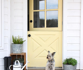 Simpson's dutch door displayed on a home