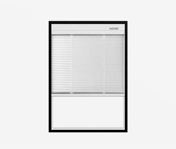 Blinds between glass