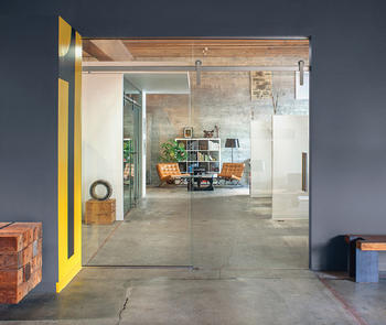 glass barn door