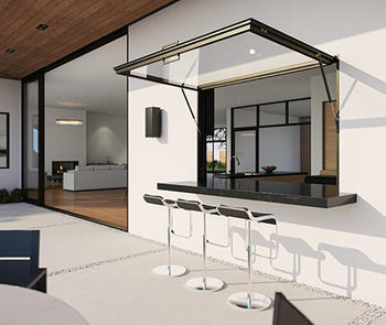 MITER Pass-Through Awning window