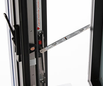 learn more about SafeGard®2 Window Opening Control Device (WOCD) from AmesburyTruth that limits window openings to 4” when installed 