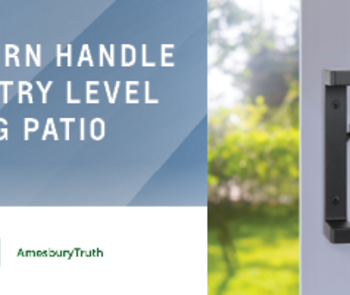 Quanex introduces the Contemporary Small Format Handle by AmesburyTruth. 