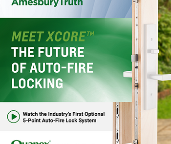 XCore is a next-generation hinged patio door lock from AmesburyTruth